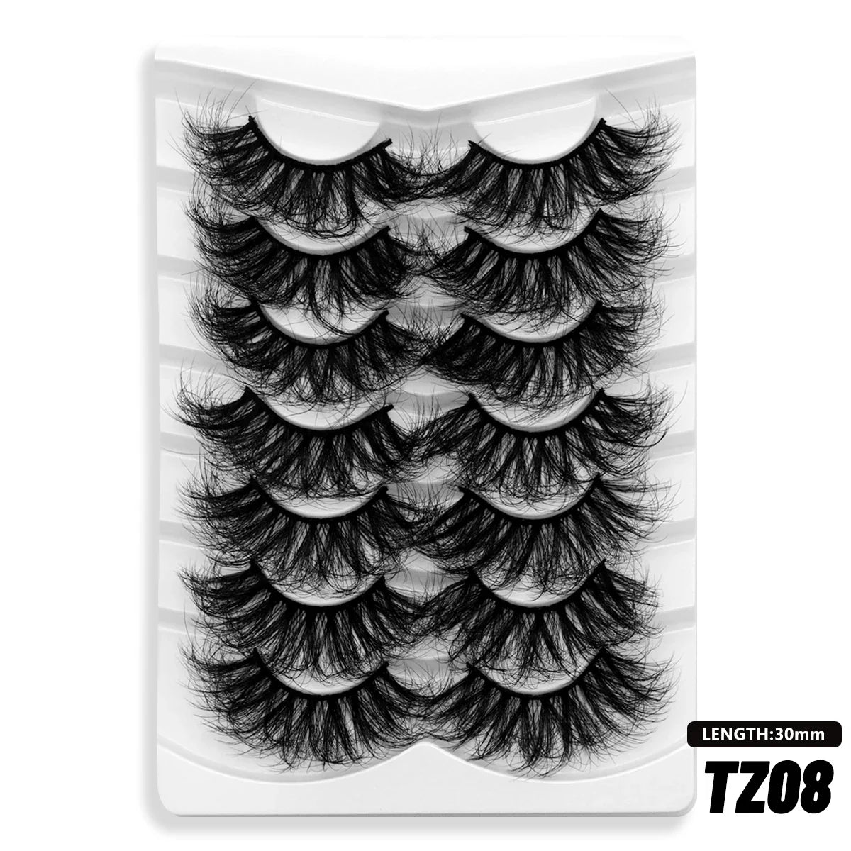 Lashes 5/7 Pairs Eyelashes Faux Mink Eyelashes Long Lasting Fluffy Mink Lashes Dramatic Volume lashes Extension Thick Long - 24 Timmar Deals