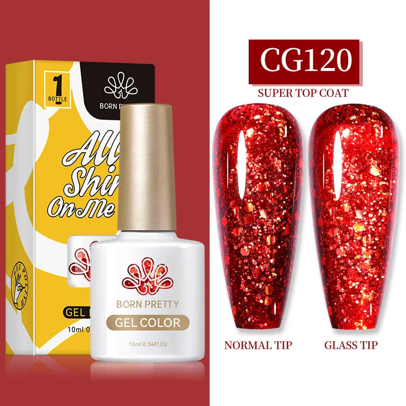 BORN PRETTY 1PC Black White Red Color Collection Nail Gel Polish 10ml Varnis Semi-permanent Soak Off UV LED Gel for Manicure - 24 Timmar Deals