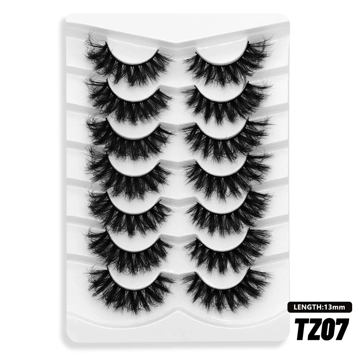 Lashes 5/7 Pairs Eyelashes Faux Mink Eyelashes Long Lasting Fluffy Mink Lashes Dramatic Volume lashes Extension Thick Long - 24 Timmar Deals