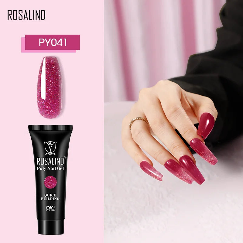 Jelly Poly Nail Gel Snabbförlängning av Crystal Gel Akryl Flytande Nail Art Hybridlack UV/LED - 24 Timmar Deals