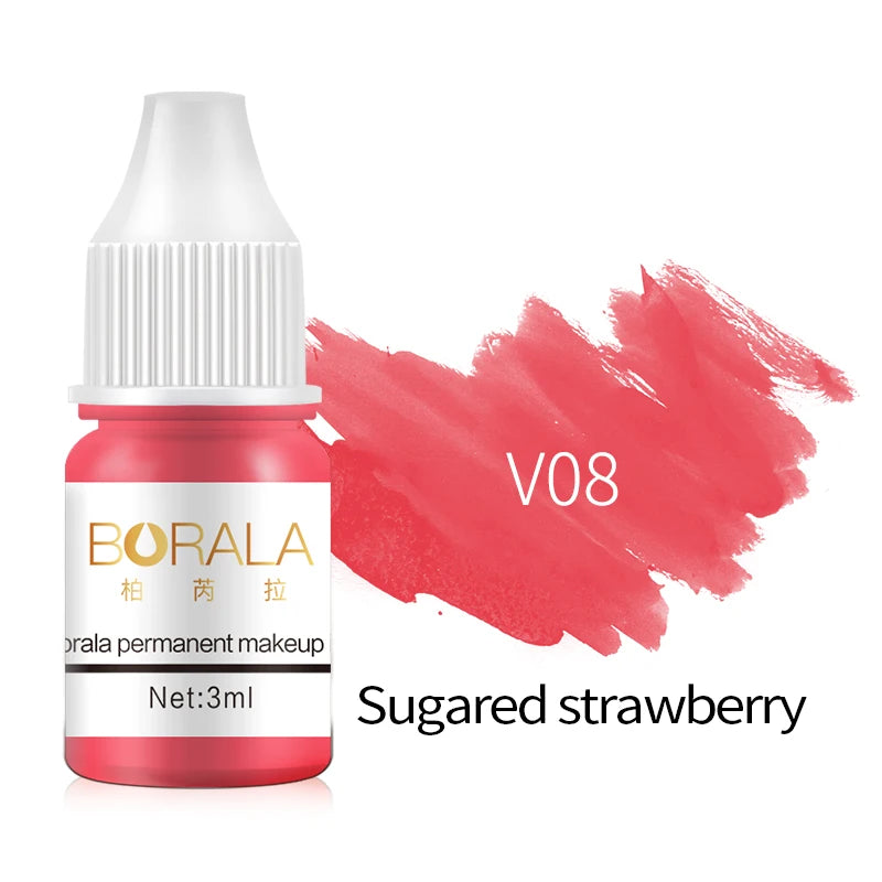 26 färger 3ML Permanent Makeup Tatuering Läppar Ögonbryn Eyeliner Pigment - 24 Timmar Deals