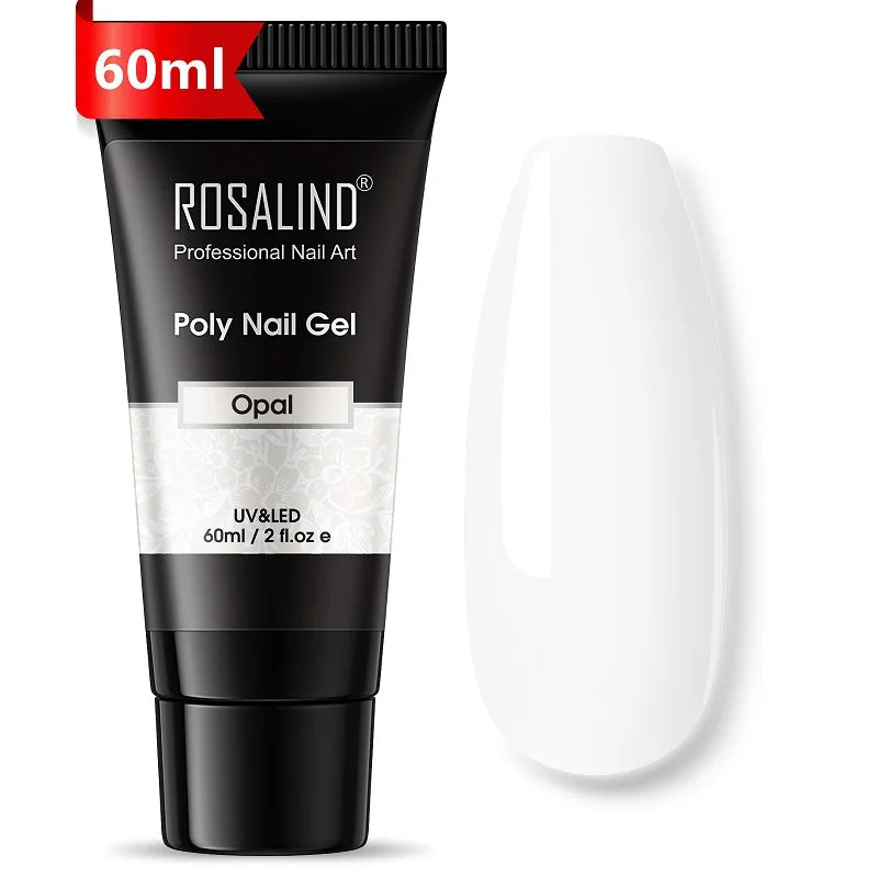 15/30 ml Poly Nail Gel Semi Permanent Akryl Extension Crystal Nail Art Fast Builder Hybrid Lack UV Poly Nagellack - 24 Timmar Deals