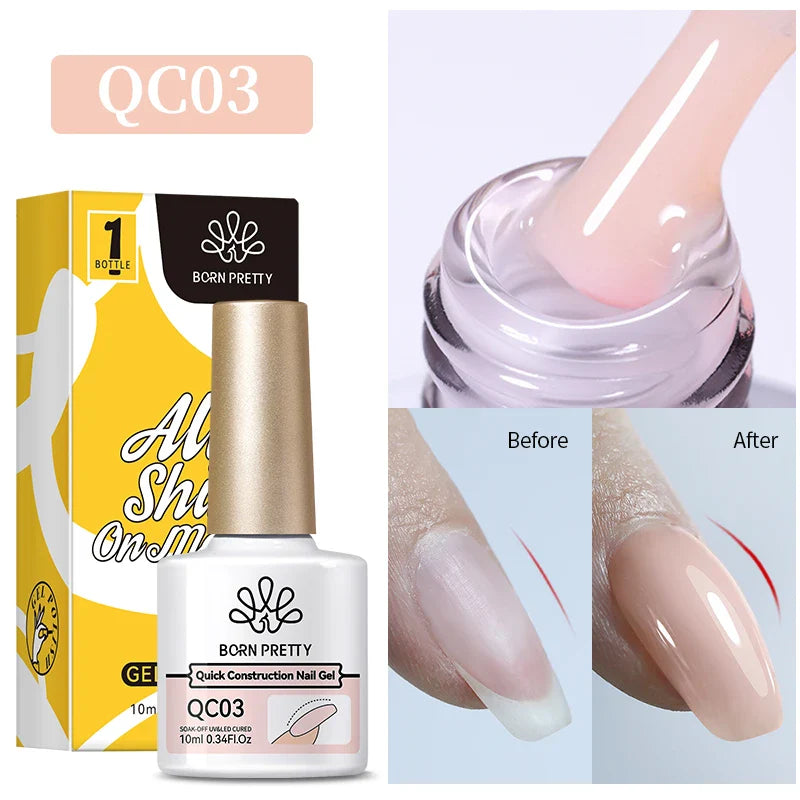 BORN PRETTY 1PC Black White Red Color Collection Nail Gel Polish 10ml Varnis Semi-permanent Soak Off UV LED Gel for Manicure - 24 Timmar Deals