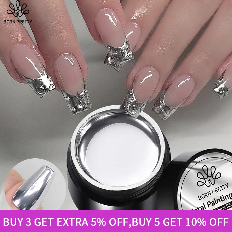 BORN PRETTY Painting Drawing Gel Soak Off 5g - 24 Timmar Deals