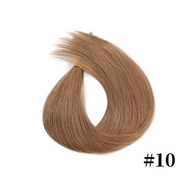 18" Människohårförlängningar Rak Osynlig Halo Wire Clip In Extension - 24 Timmar Deals
