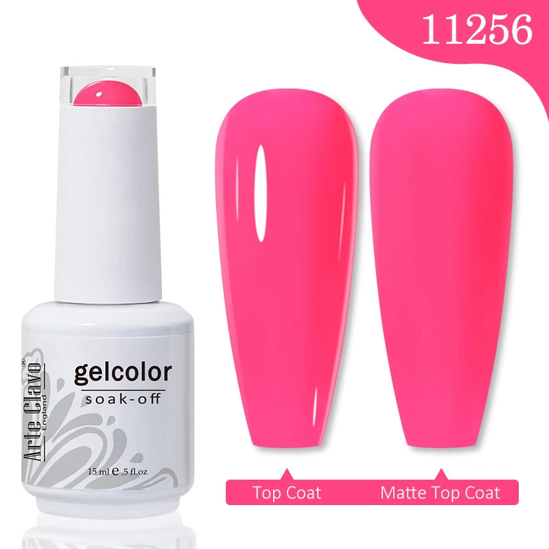 Pink Series Gellack 15ml Soak Off UV LED - 24 Timmar Deals