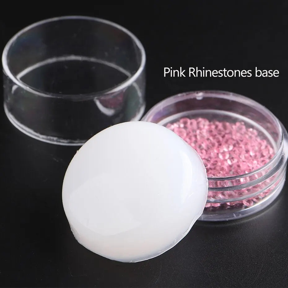 1 st mjuk gelé silikon nagelstämpel med lock - 24 Timmar Deals