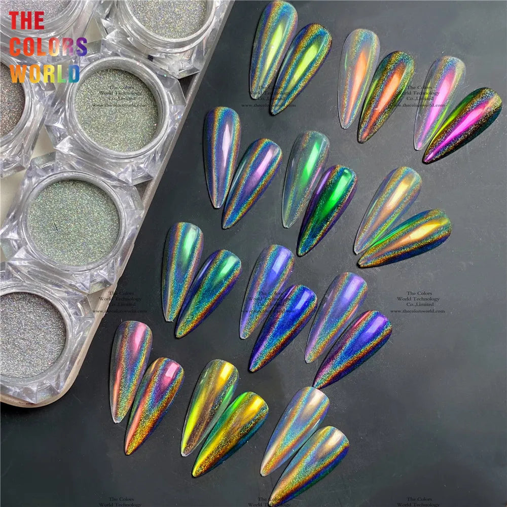 TCT-752 Holographic Mirror Chameleons Resin Pigment Glitter - 24 Timmar Deals