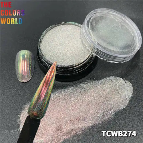 TCT-752 Holographic Mirror Chameleons Resin Pigment Glitter - 24 Timmar Deals