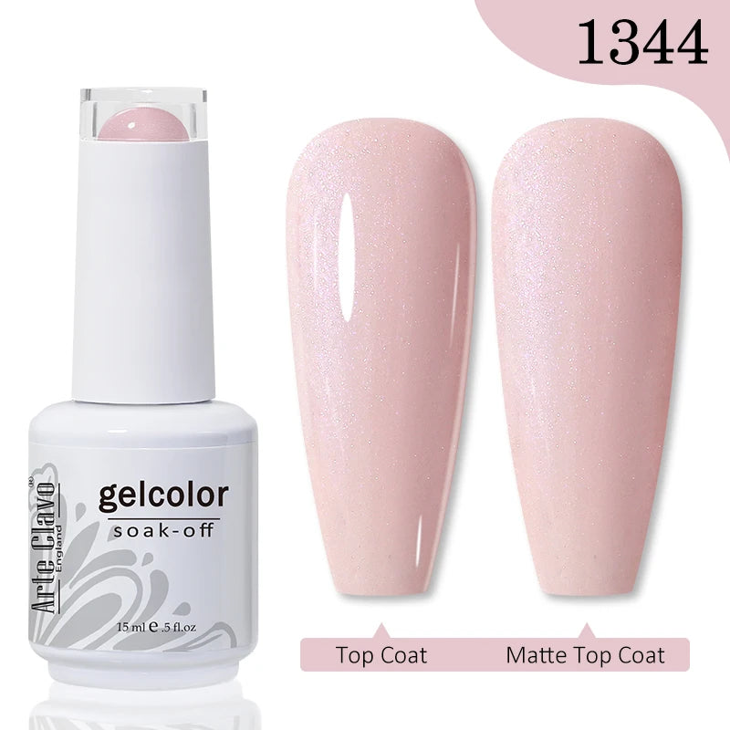 Pink Series Gellack 15ml Soak Off UV LED - 24 Timmar Deals