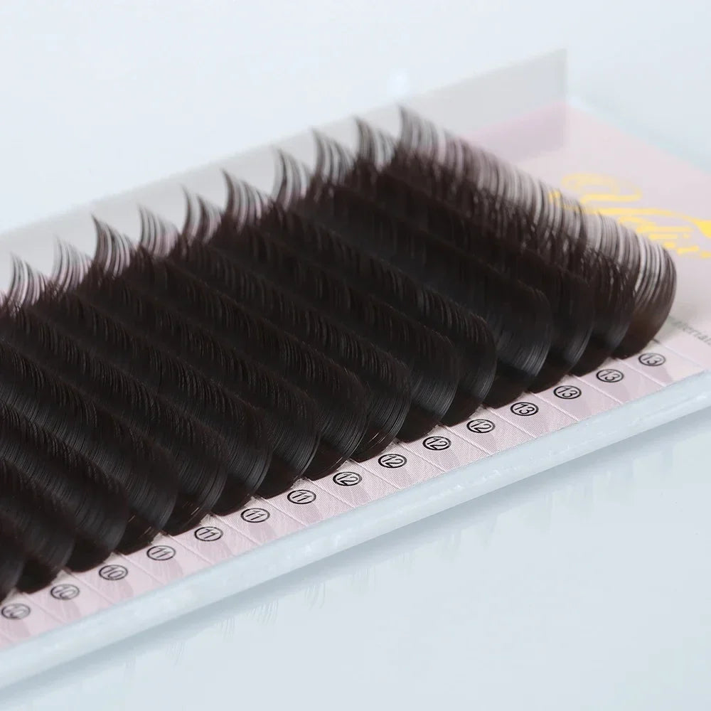 Dark Brown False Eyelashes Mink Hair False Eyelashes Eyelash Extension Thick Lashes Wispy Makeup Beauty Extension Tools - 24 Timmar Deals