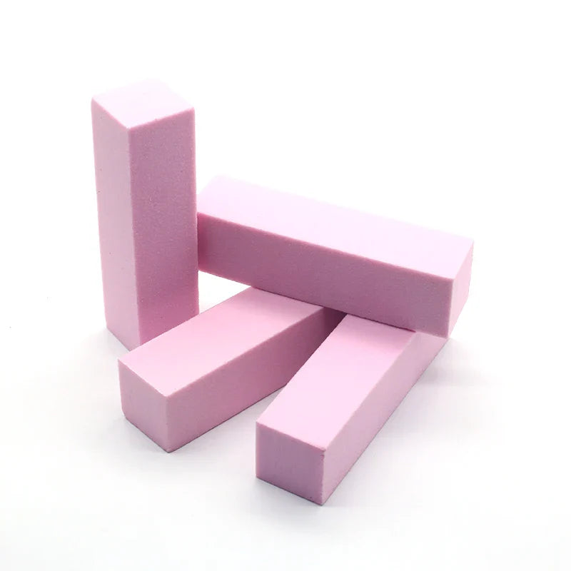 Nails Buffer Grind Buffing Block pink Nail File For Pedicure Manicure Care Nail Art Sponge Buffer Polish Nail accessories Tools - 24 Timmar Deals