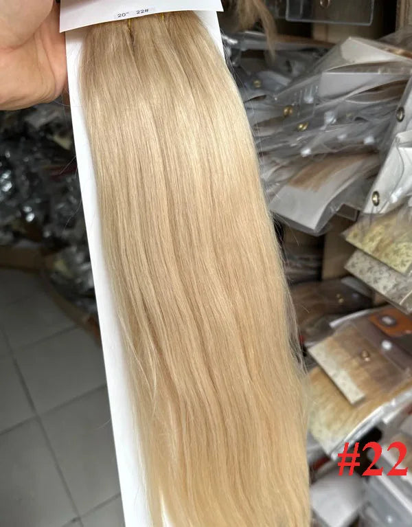 Halo Hair Extensions Brazilian Remy  Human Hair Extensions Secret Wire No Clip - 24 Timmar Deals