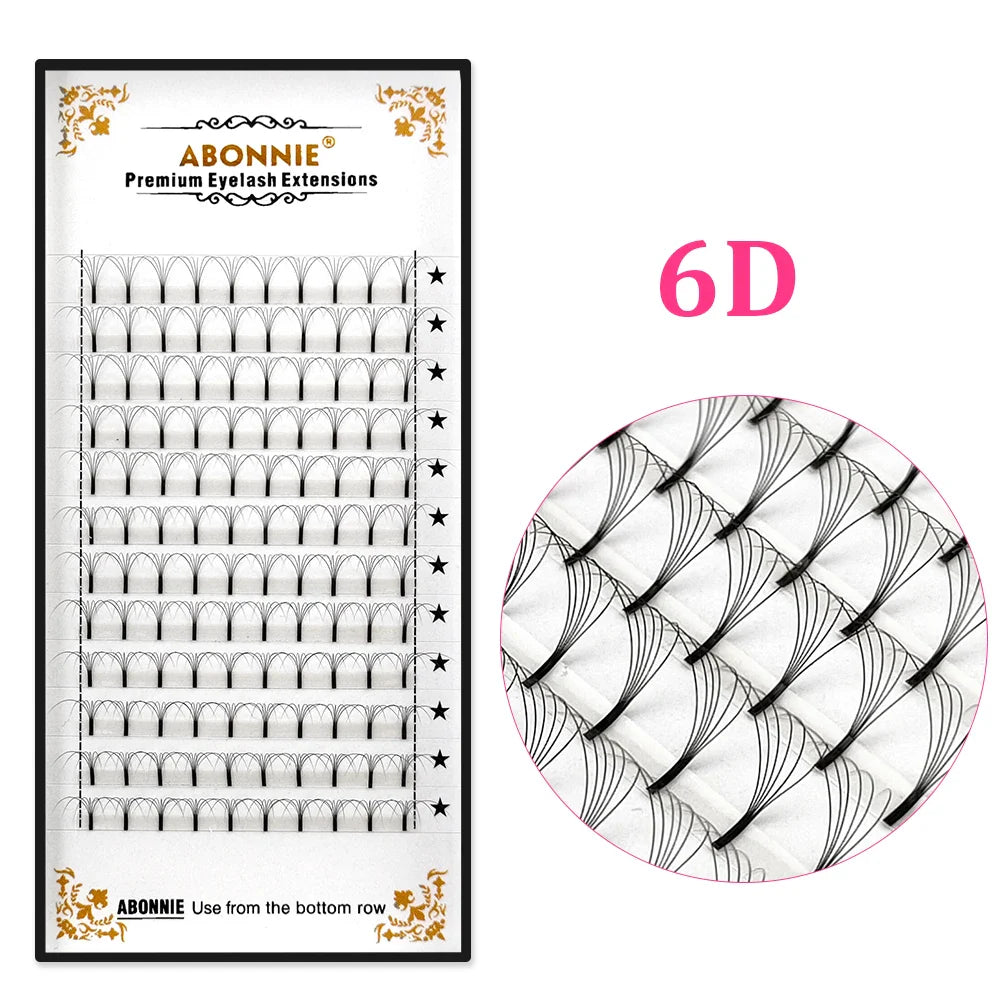 3D Long Stem Premade Fans Curl Russian Volume Eyelashes - 24 Timmar Deals