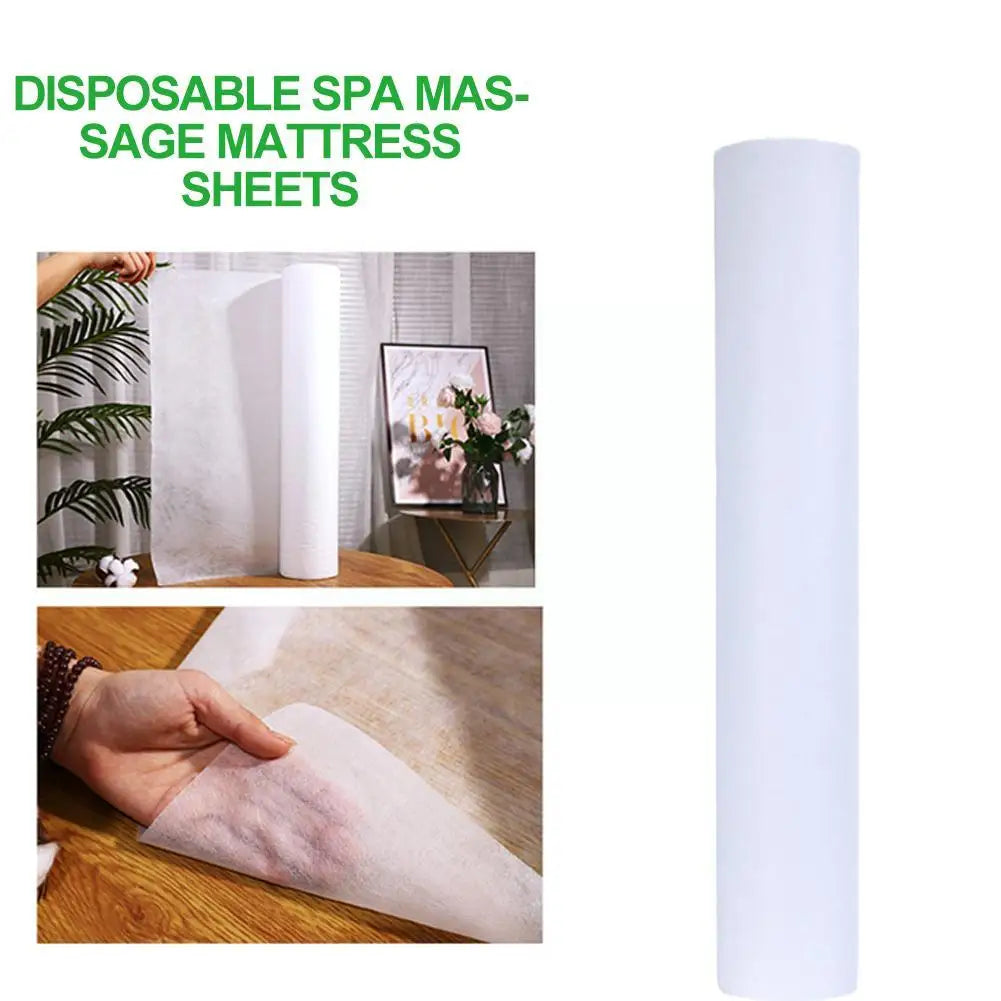 1 rull/50 st disponibel spa massagemadrass lakan salong rullpapper non-woven - 24 Timmar Deals