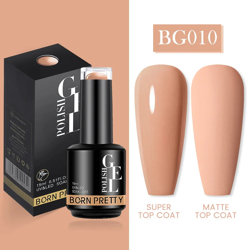 15ml Soak Off UV LED Gel Nail Polish Hybrid Varnish Nail Art Manicure 114 Colors Semi-Permanent Base Top Coat - 24 Timmar Deals