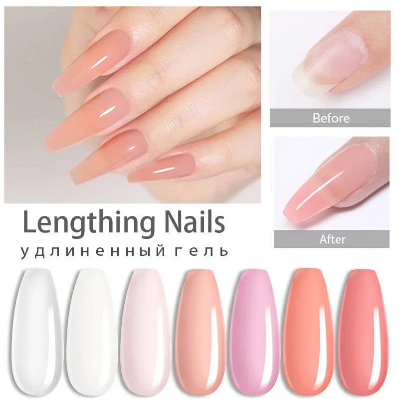 15ml Polygel Nail Extension Set - 24 Timmar Deals