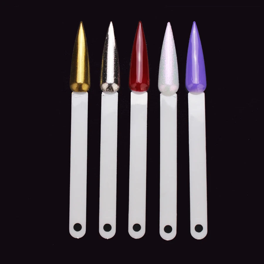 Sharp Fan Shaped Nail Art, False Tips, Polish Gel Color, Practice Display 50st - 24 Timmar Deals