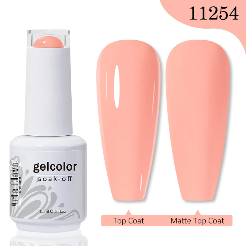 Pink Series Gellack 15ml Soak Off UV LED - 24 Timmar Deals