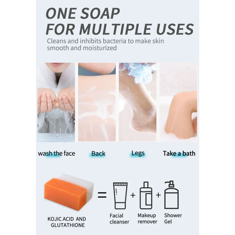 Kojic Acid & Glutathione Soap Skin Brightening Scented Soap 100gr - 24 Timmar Deals