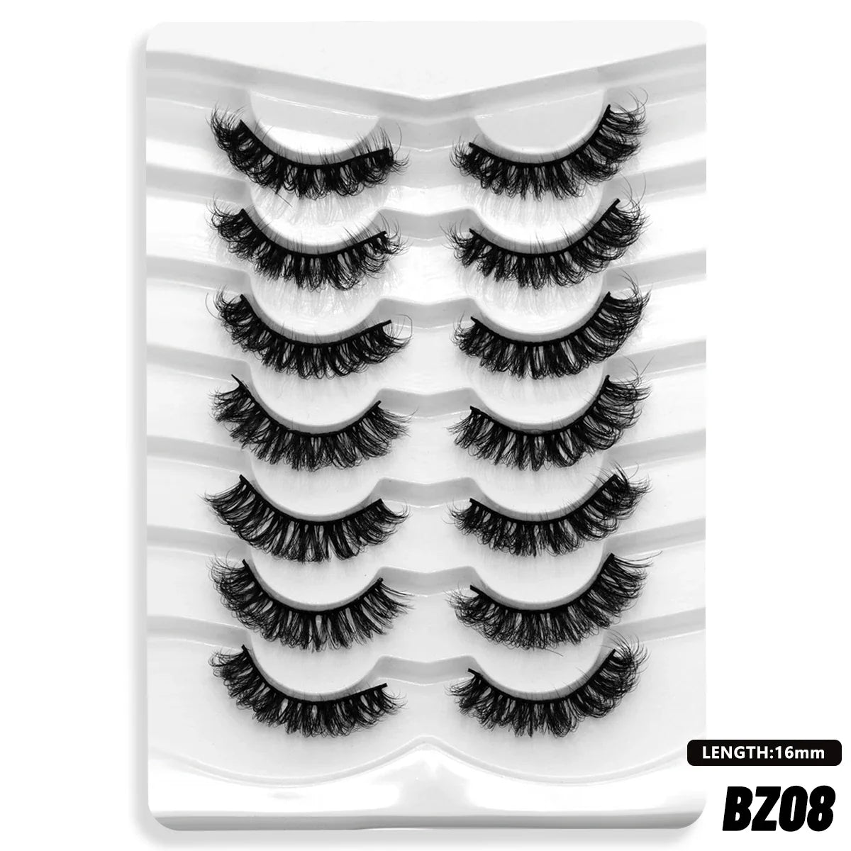 Lashes 5/7 Pairs Eyelashes Faux Mink Eyelashes Long Lasting Fluffy Mink Lashes Dramatic Volume lashes Extension Thick Long - 24 Timmar Deals