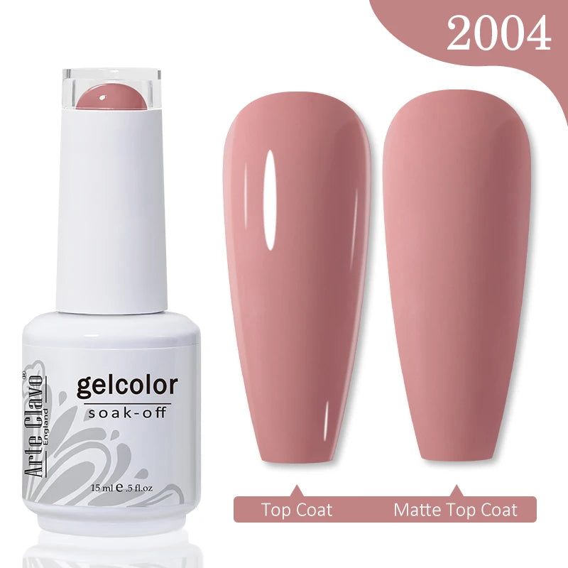 Pink Series Gellack 15ml Soak Off UV LED - 24 Timmar Deals
