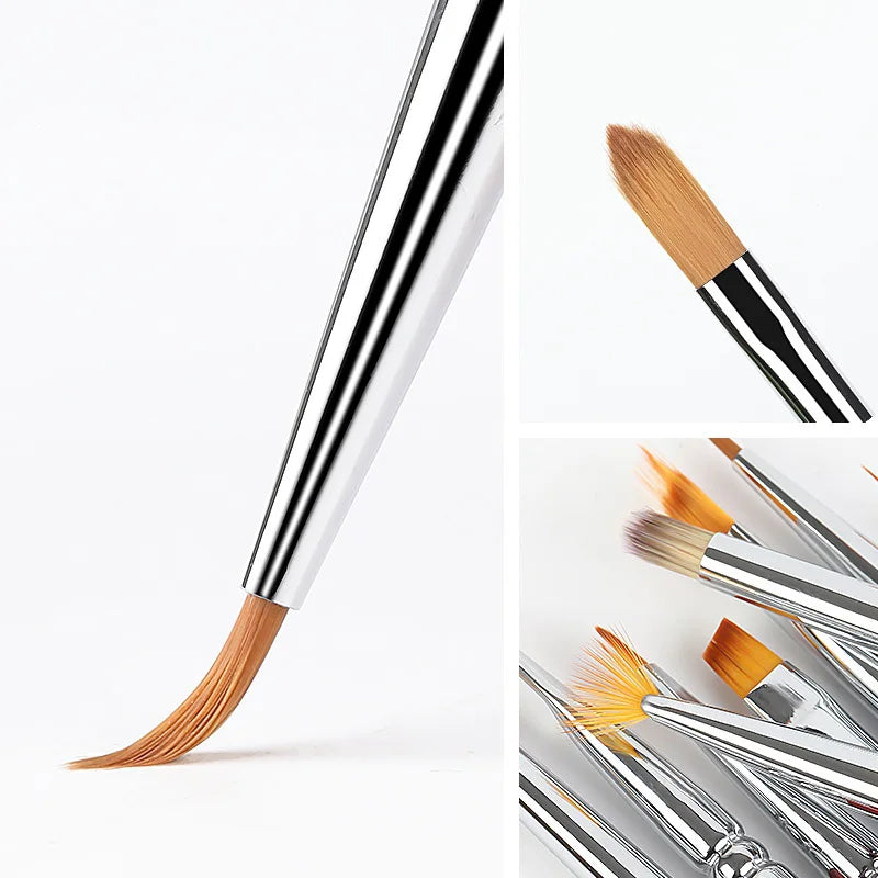 1 st Nail Art Ritning Målning Penna Tunn Rand Blomma Carving Liner Pensel - 24 Timmar Deals