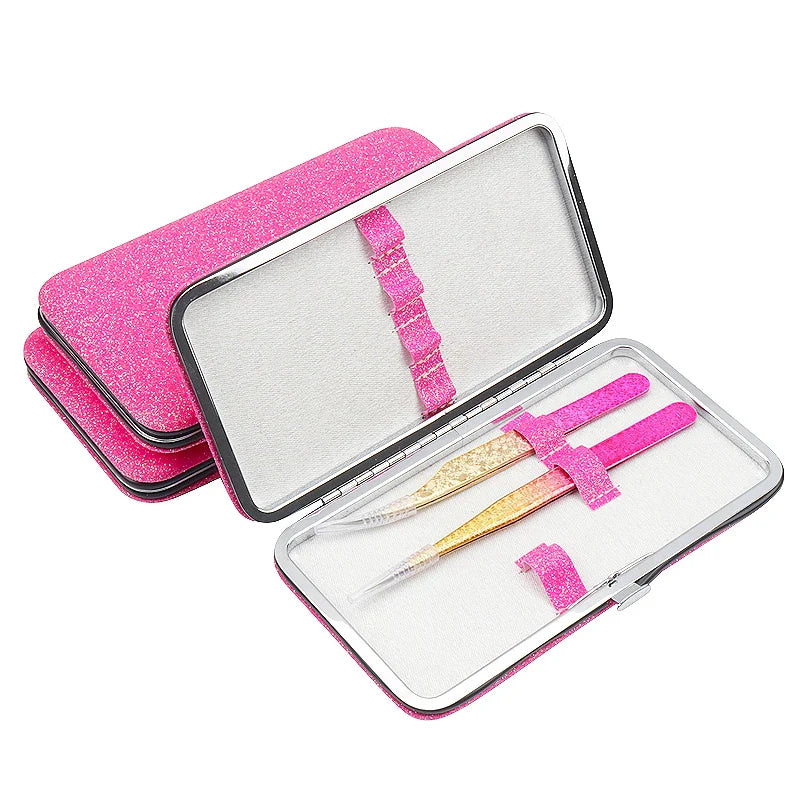 Ögonfranspincettpaketset Ice Flower Antistatisk ympning False 3D Fransförlängning - 24 Timmar Deals