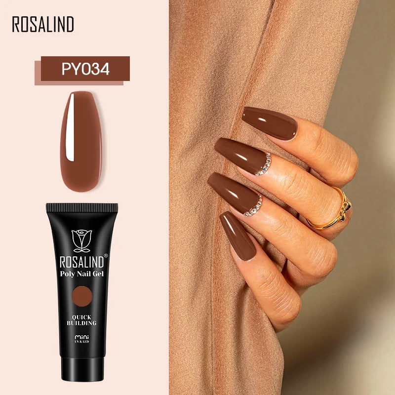 Jelly Poly Nail Gel Snabbförlängning av Crystal Gel Akryl Flytande Nail Art Hybridlack UV/LED - 24 Timmar Deals