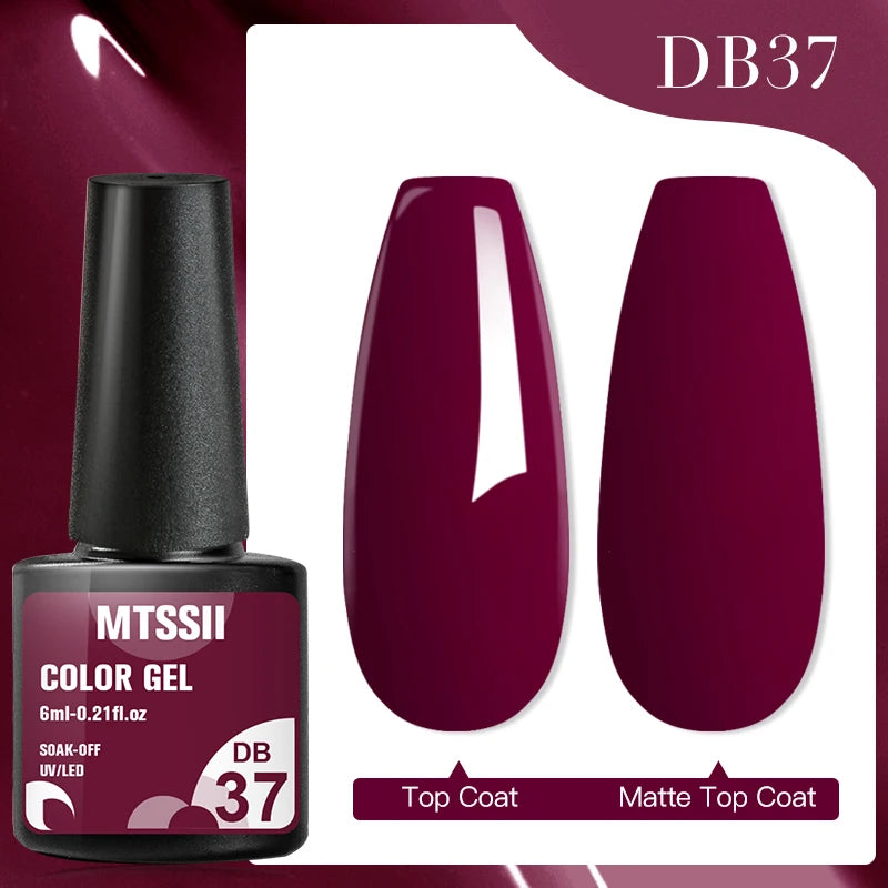 Metalic, Pastell, Glitter Gellack 6ml, 63 olika färger - 24 Timmar Deals
