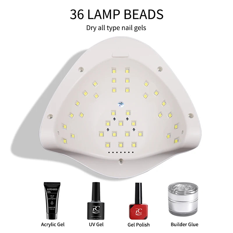 UV Led Nagellampa 80w x 36 lampor - 24 Timmar Deals