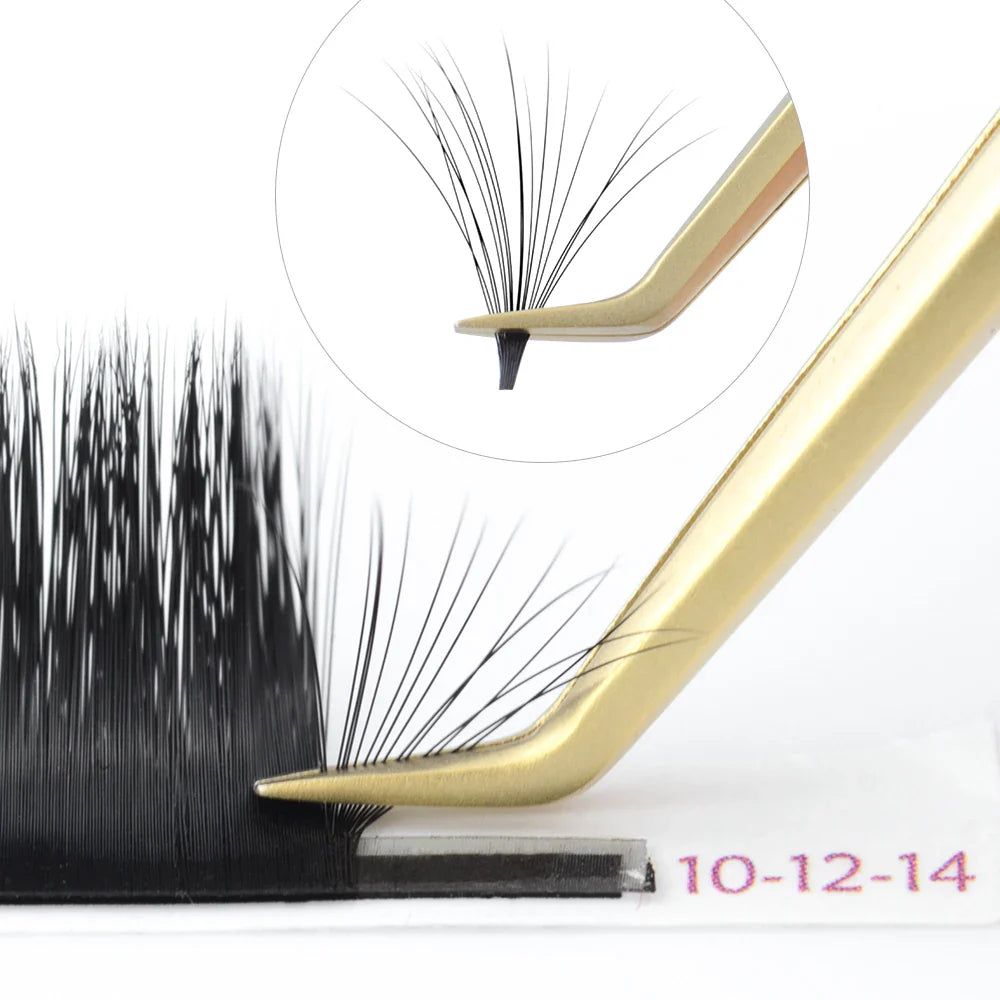 Eyelashes Makeup Easy Fans Wires Extension Bloom Auto Fans Eyelash mega volume Lashes Quality Natural - 24 Timmar Deals
