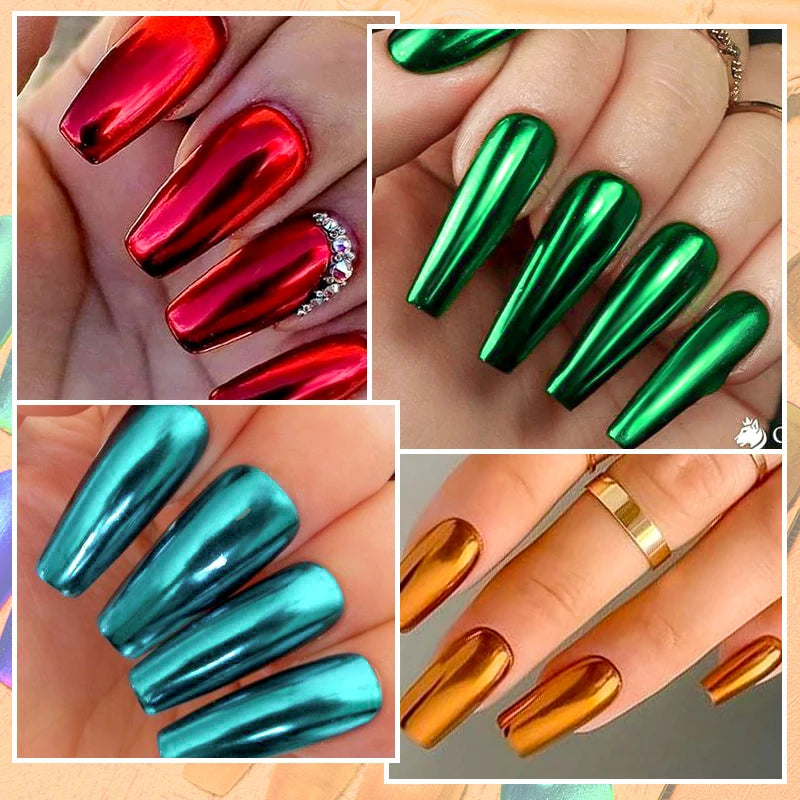 Metalic, Pastell, Glitter Gellack 6ml, 63 olika färger - 24 Timmar Deals