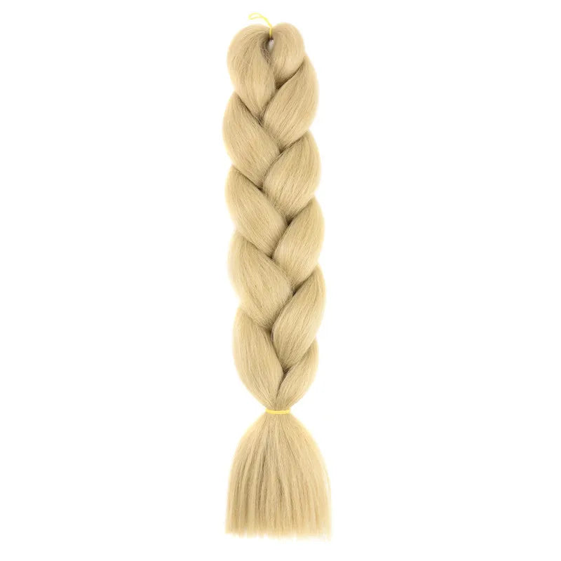 Syntetisk 1st 24 tum 100g Flätning Hårbox Flätor Färgglad Twist Flätning Hårförlängningar Syntetisk Virkad Flätning - 24 Timmar Deals