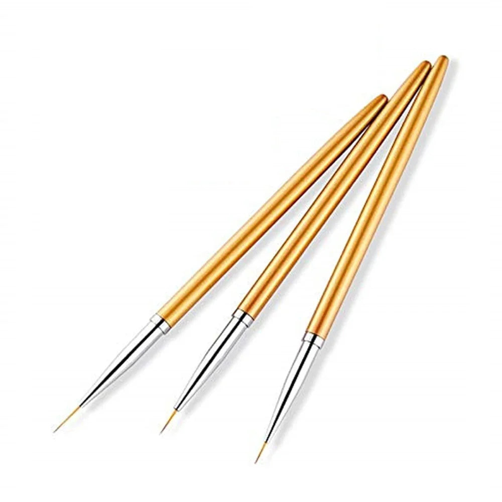 3Pcs Nail Art Liner Brush - 24 Timmar Deals
