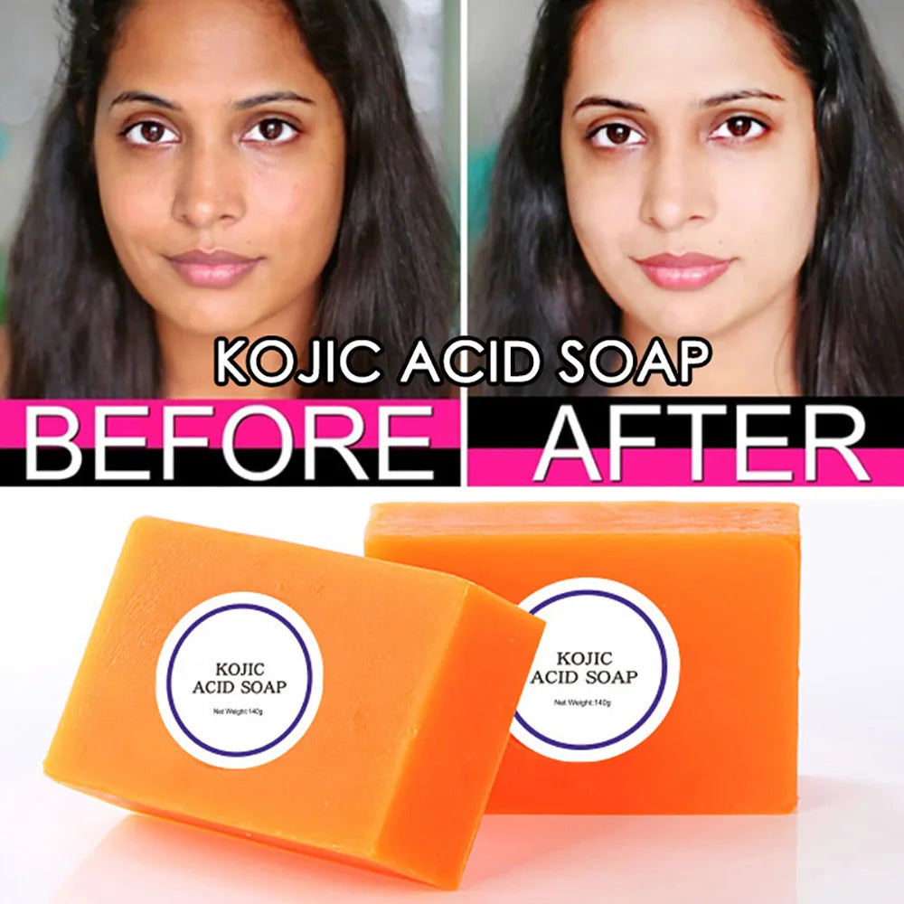 Kojic Acid Soap Handmade Whitening Skin Moisturizing Lightening Soap Glutathione Face Body Bleaching Cleaning Essential Oil Soap - 24 Timmar Deals