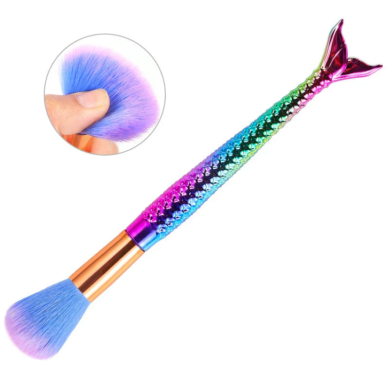 Nail Art Brush Ta bort Nail Dust Brush Akryl UV Gel Borstar - 24 Timmar Deals