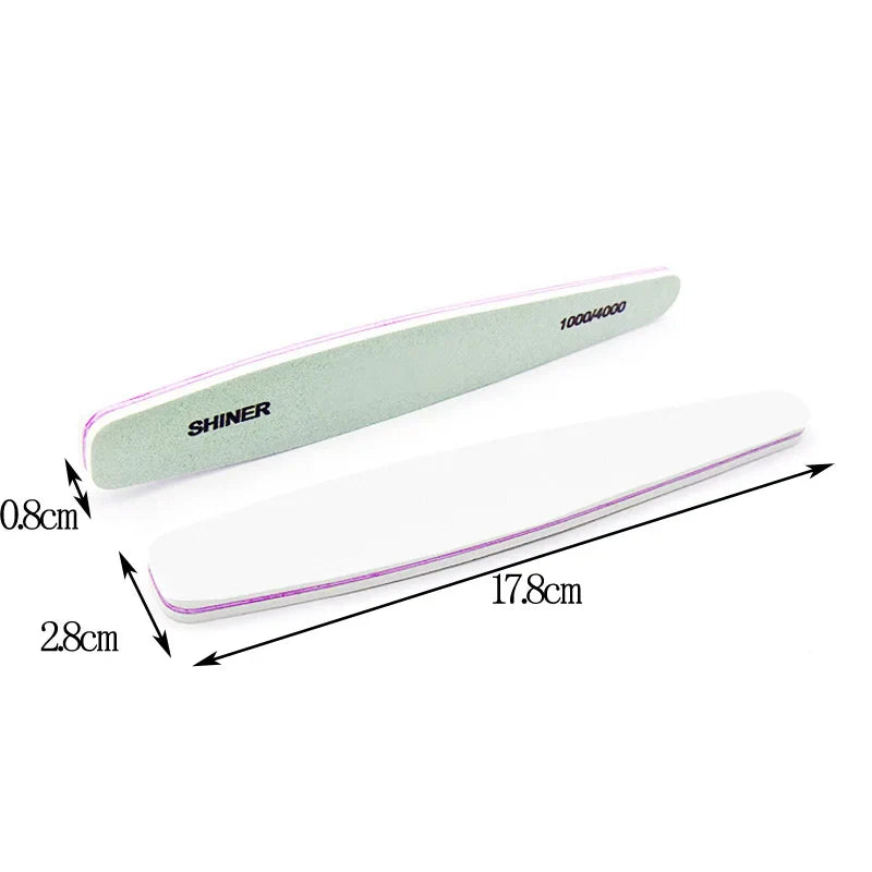 3/5/8 st Dubbelsidig Nagellack Fil Grit 1000/4000 - 24 Timmar Deals