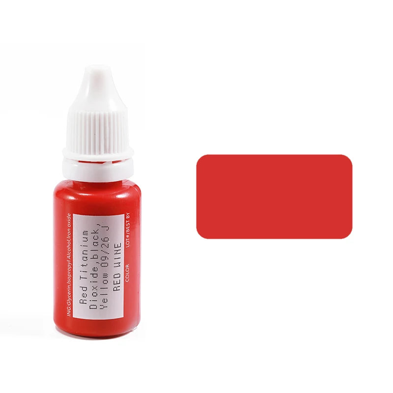 24 färger Tattoo Ink Set Permanent Makeup Ögonbryn Bläck Läppar Ögonlinje Tatuering Färg Microblading Pigment - 24 Timmar Deals