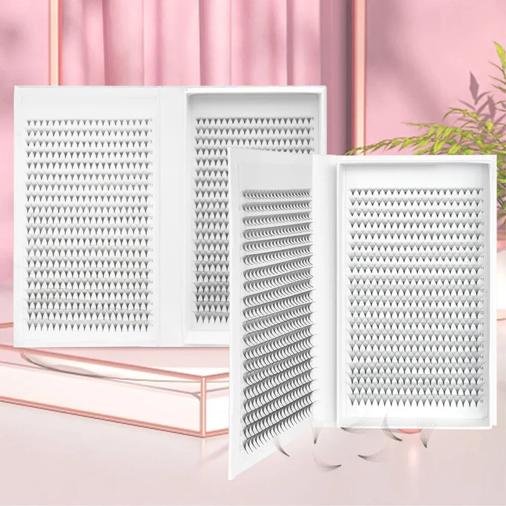 800/1600 Fans Premade Volume Lashes Fan Individual Sharp Pointy Base Premade Russian Volume Fans Eyelash Extension - 24 Timmar Deals