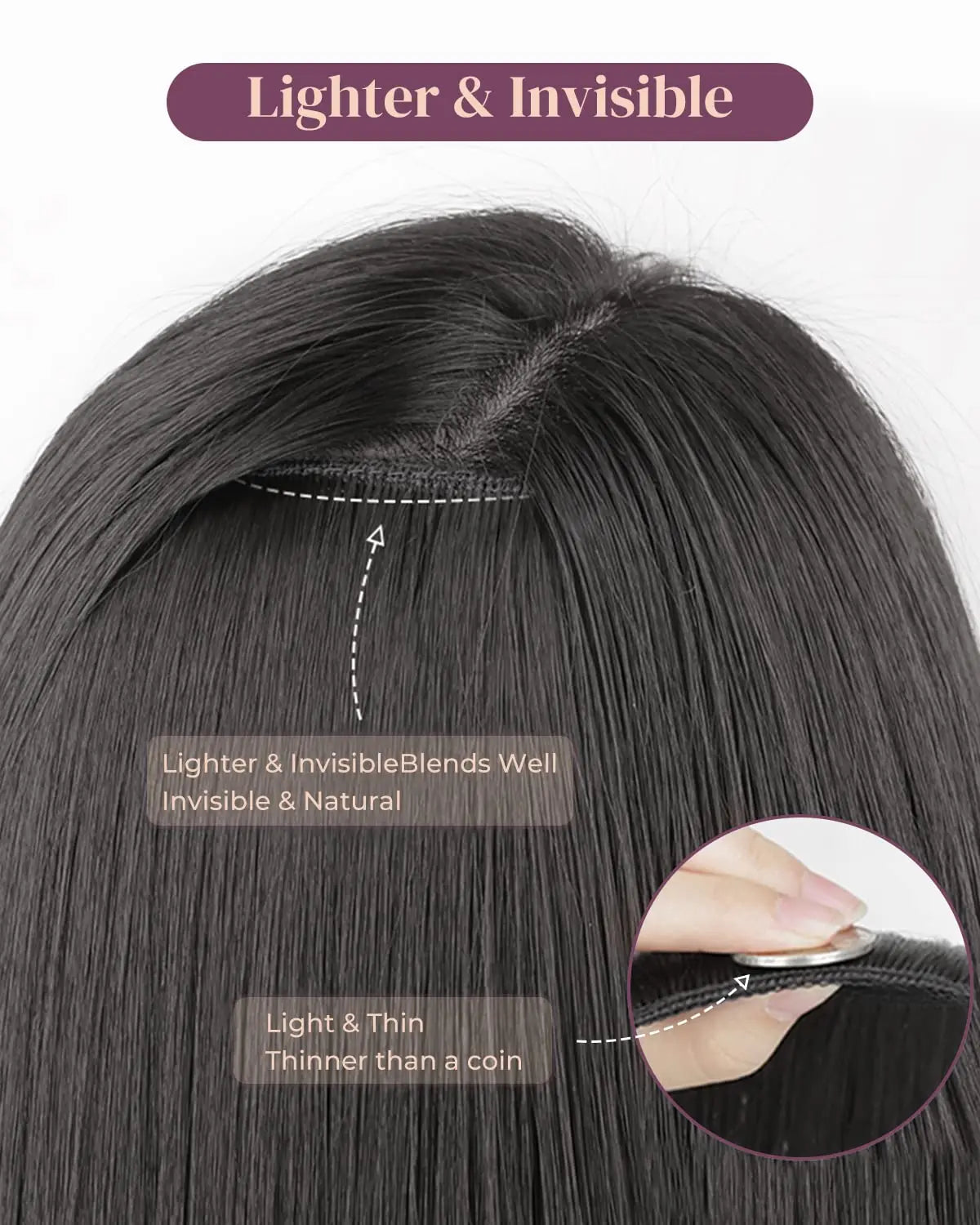 Clip in hair extensions 6st Rakt 24" - 24 Timmar Deals