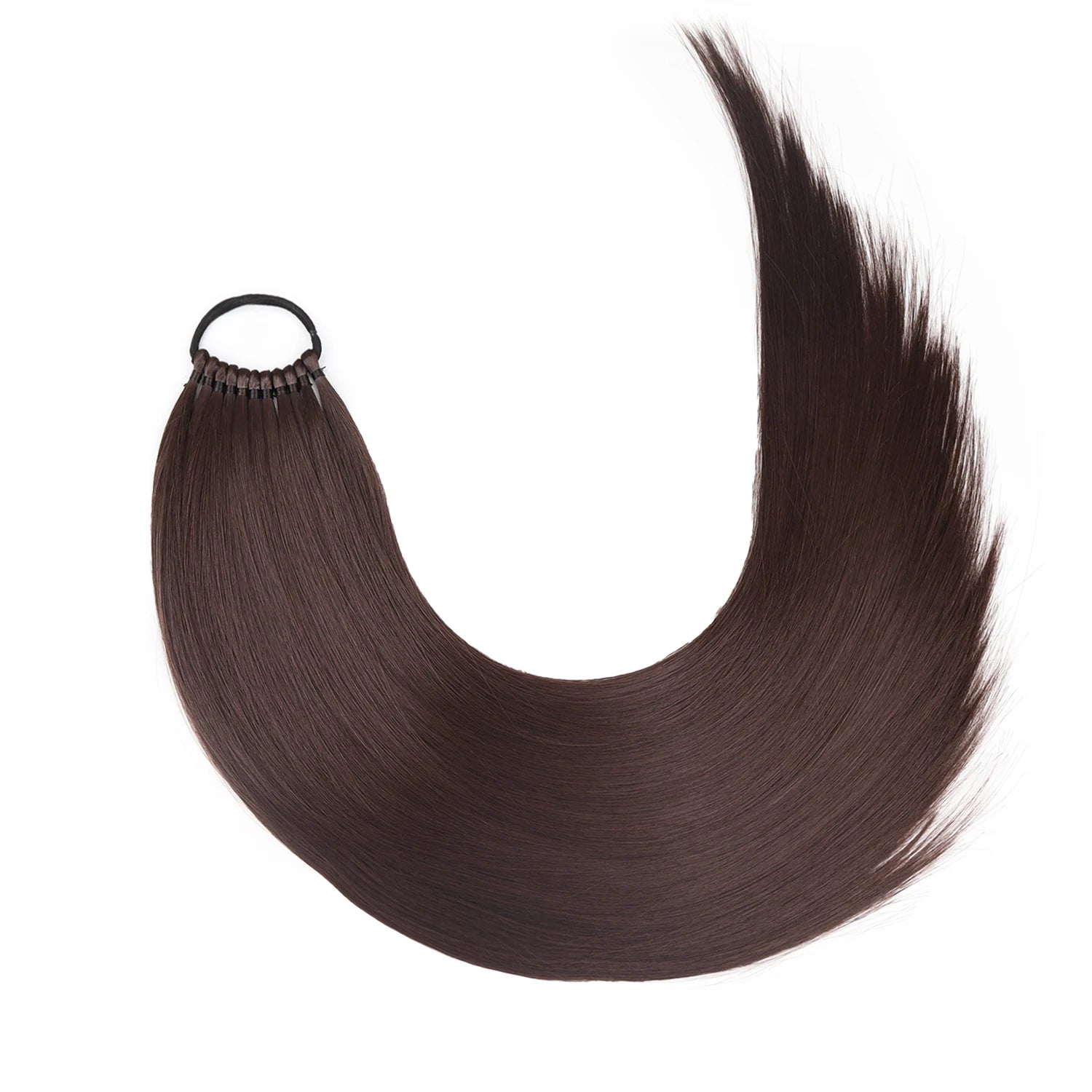 Lång rak syntetisk ponytail förlängning - 24 Timmar Deals