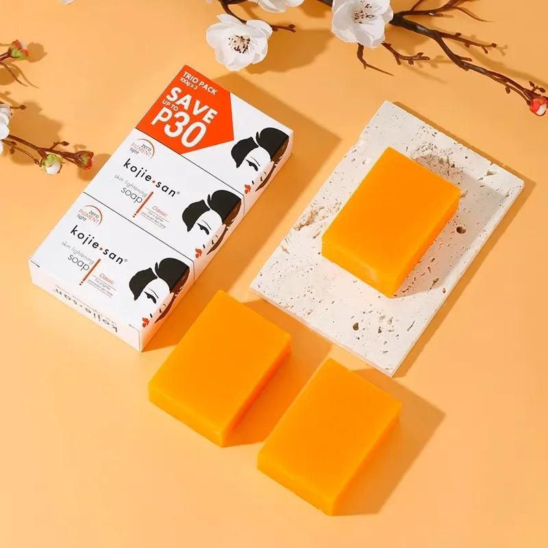 Handmade Whitening Soap Skin Care Deep Cleaning Moisturizing Cleansing Essential Temperate Soap Brighten Skin Kojic Acid Soap - 24 Timmar Deals