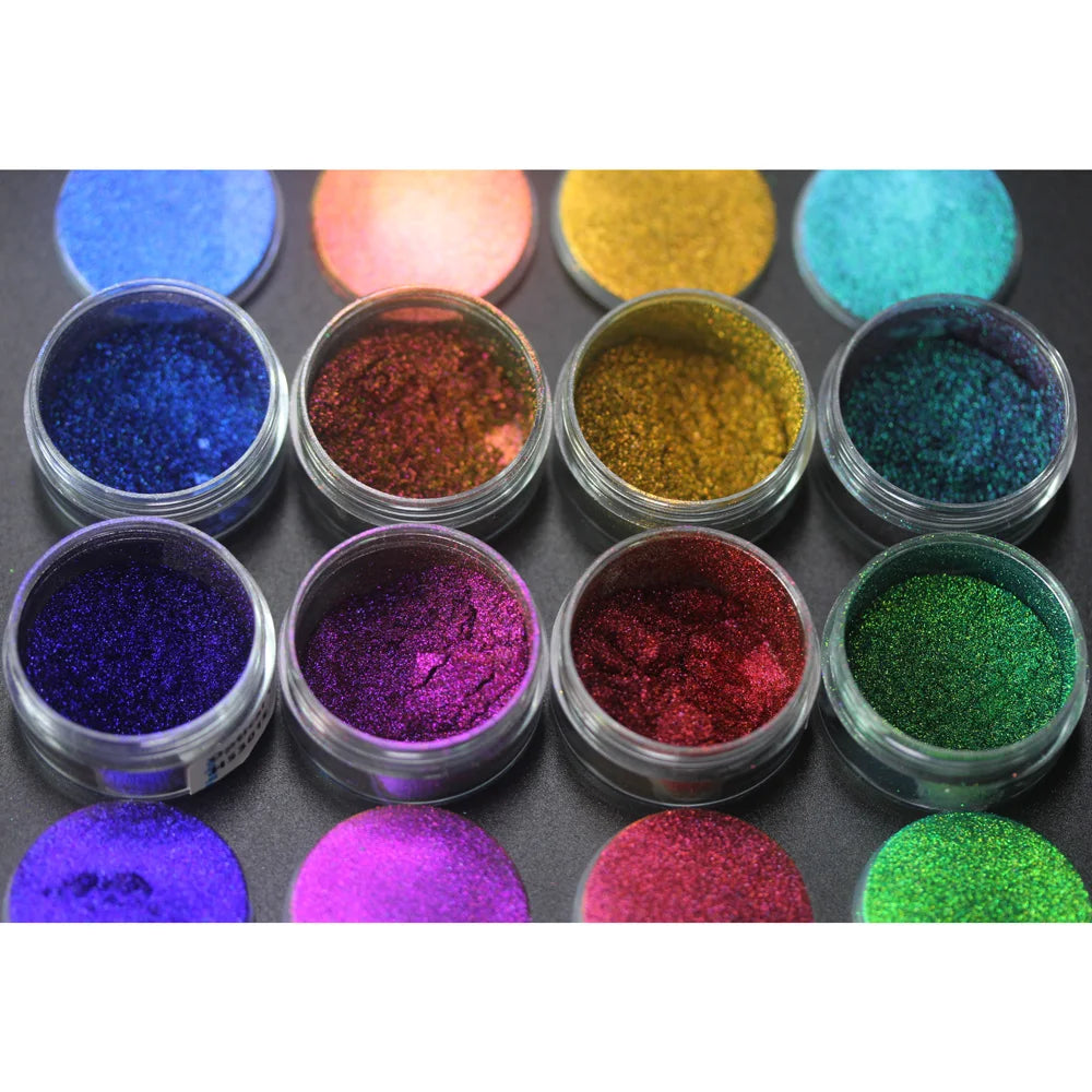 Magic Color Change Chrome Powders Super Chameleon Pigment Cosmetic For Eyeshadow Läppar Nail Art - 24 Timmar Deals