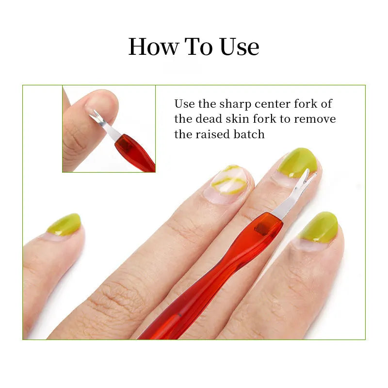 1 ST/5 ST Nagelbandstryckare i rostfritt stål, verktyg för borttagning av nagelband - 24 Timmar Deals