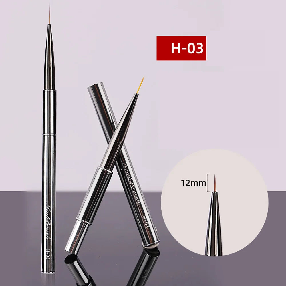 1 ST Nail Art Pensel, Akryl UV Gel Extension rush, Målning Ritning Pensel Liner - 24 Timmar Deals