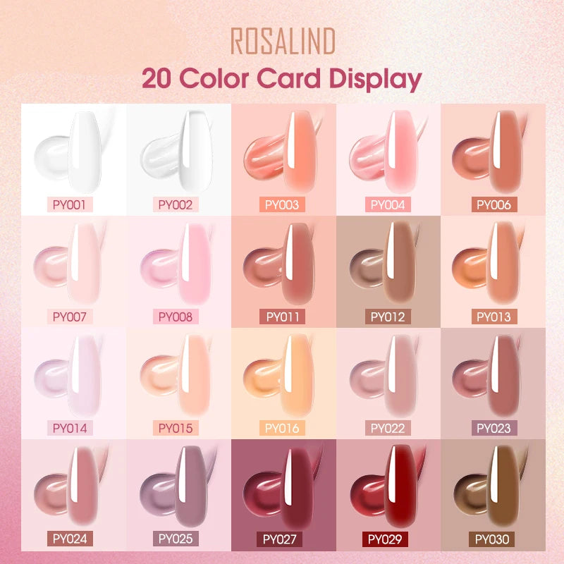 Jelly Poly Nail Gel Snabbförlängning av Crystal Gel Akryl Flytande Nail Art Hybridlack UV/LED - 24 Timmar Deals