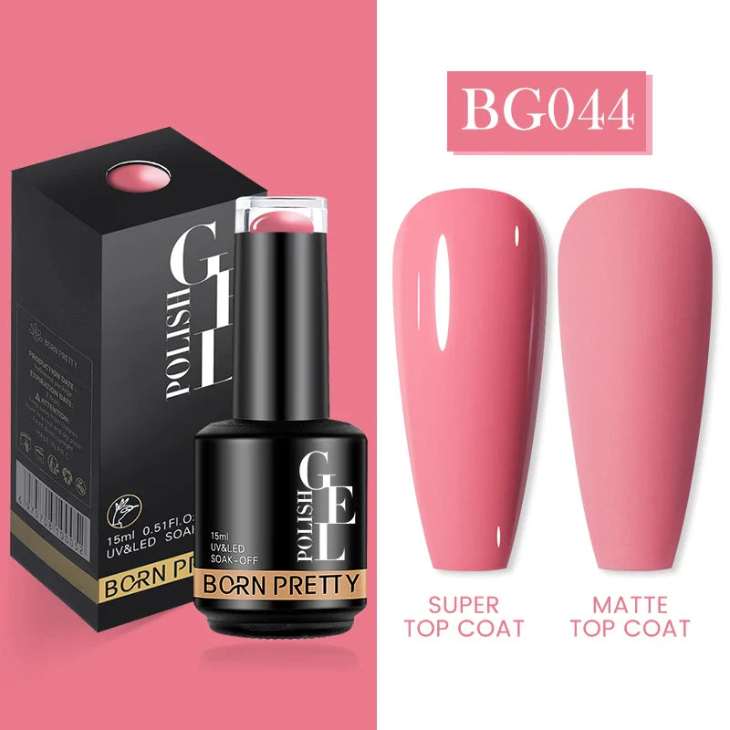 15ml Soak Off UV LED Gel Nail Polish Hybrid Varnish Nail Art Manicure 114 Colors Semi-Permanent Base Top Coat - 24 Timmar Deals