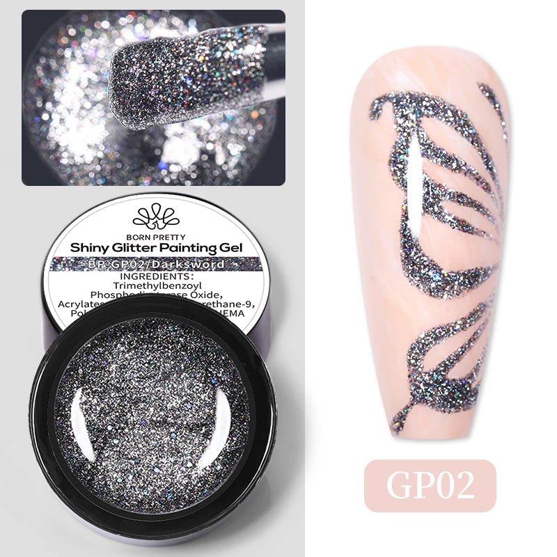 Metallic Painting Gel Polish 5ML - 24 Timmar Deals