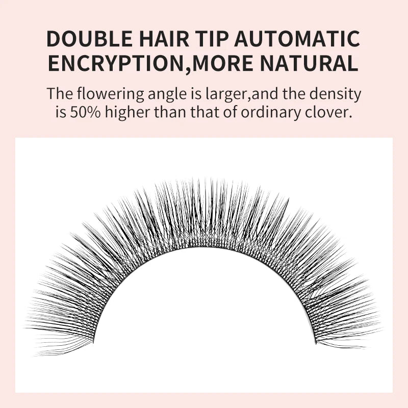 W Shape Eyelash Extension 3D Premade Volume Fan Lashes W Style Lashes Faux Mink Volume Lashes Korean makeup - 24 Timmar Deals